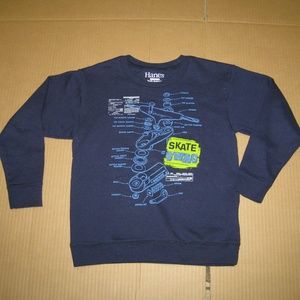 Hanes Boys Ecosmart Graphic Fleece Sweatshirt
